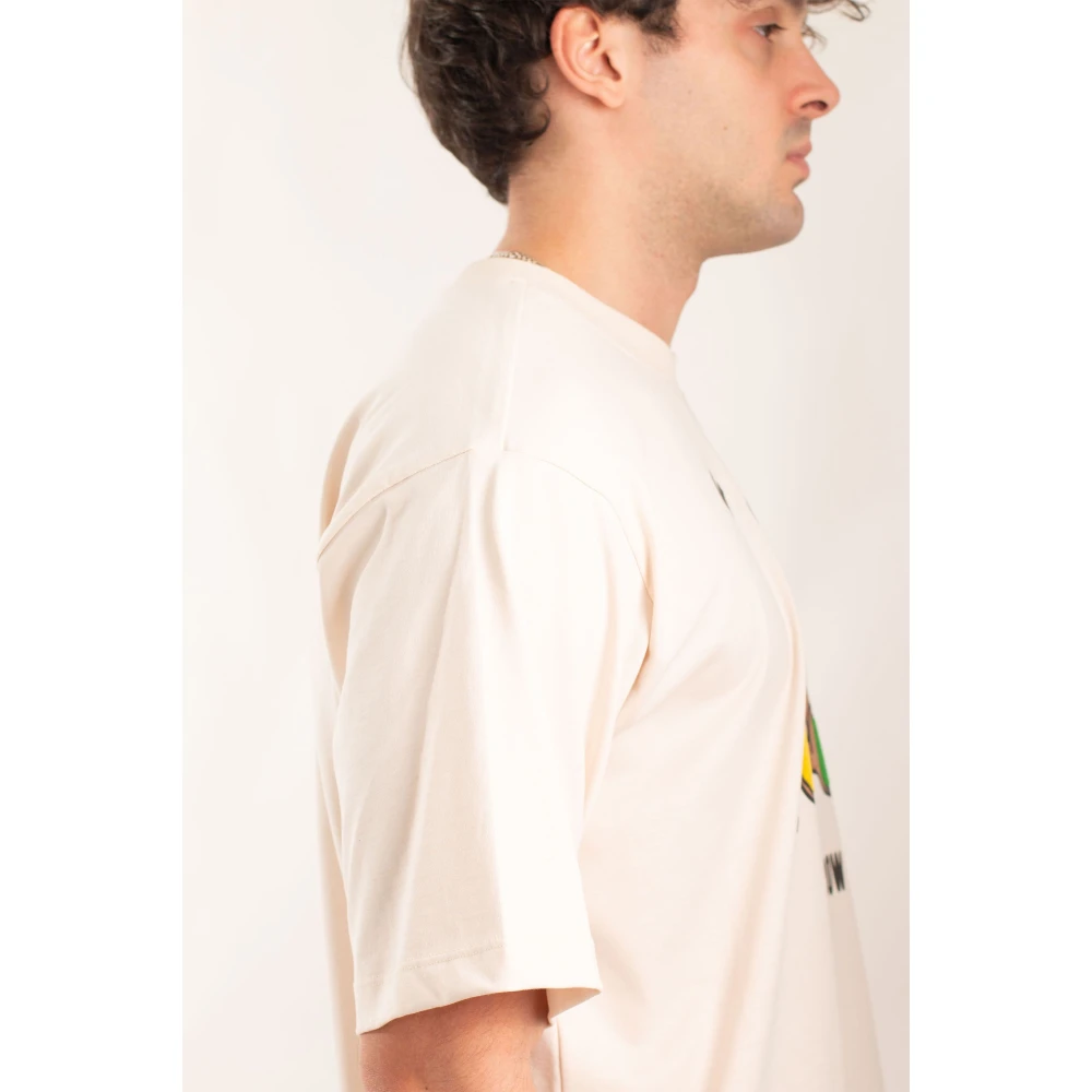 Barrow T-shirt met berenprint Black Heren