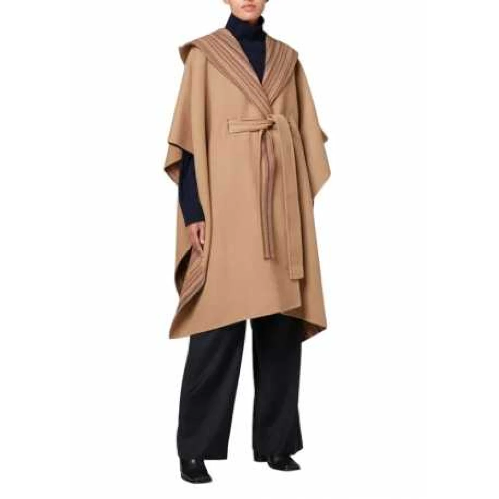 Paul Smith Omkeerbare Kamelenwollen Cape Brown Dames
