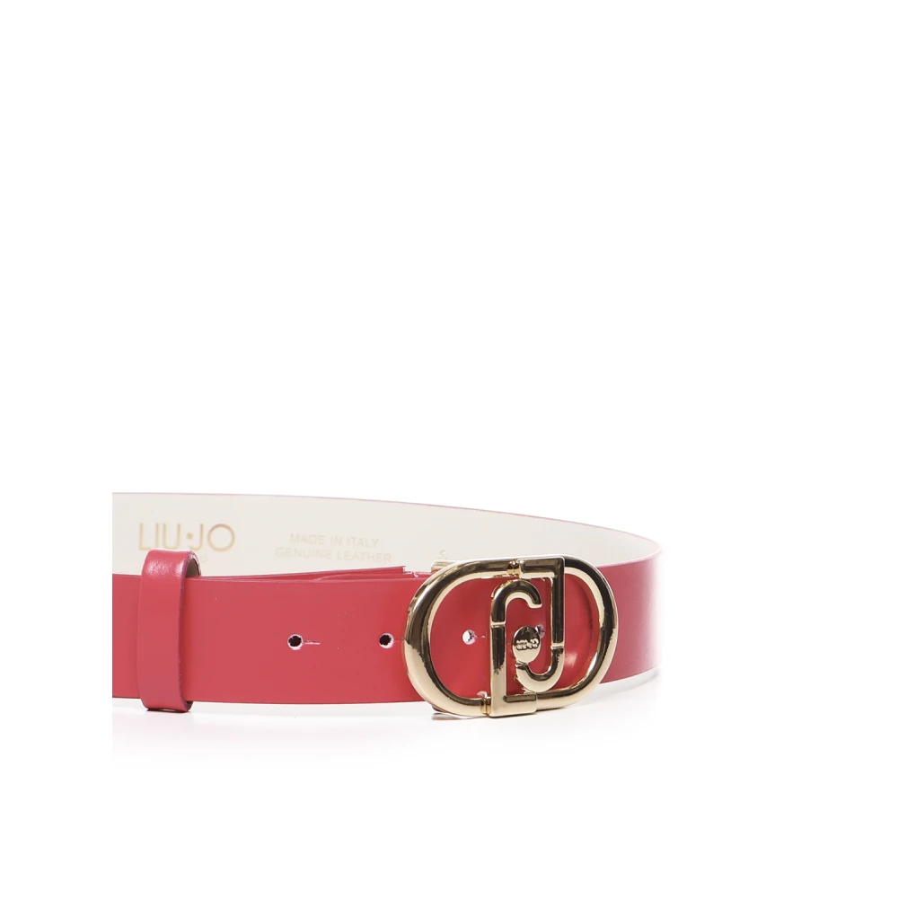 Liu Jo Ecoleather Riem met Metalen Gesp Red Dames