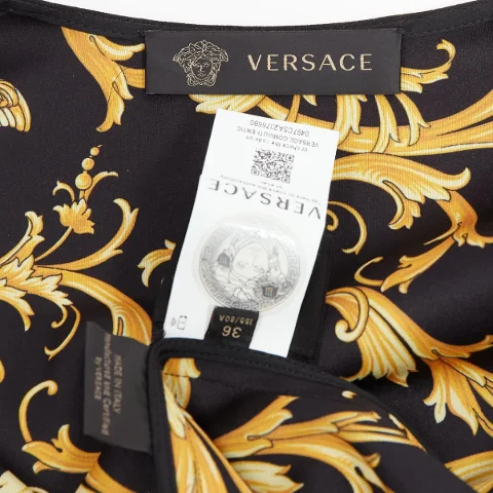 Versace Pre-owned Fabric dresses Black Dames