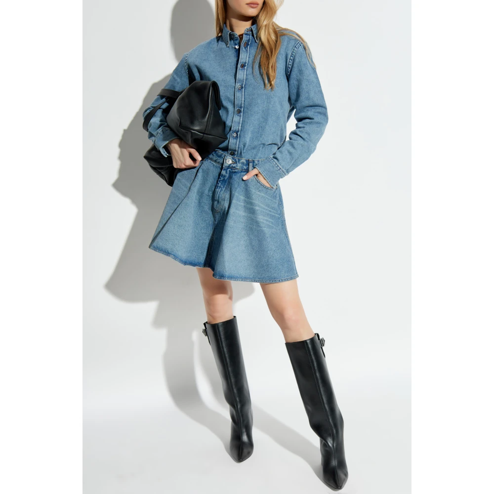 Ami Paris Denim rok Blue Dames