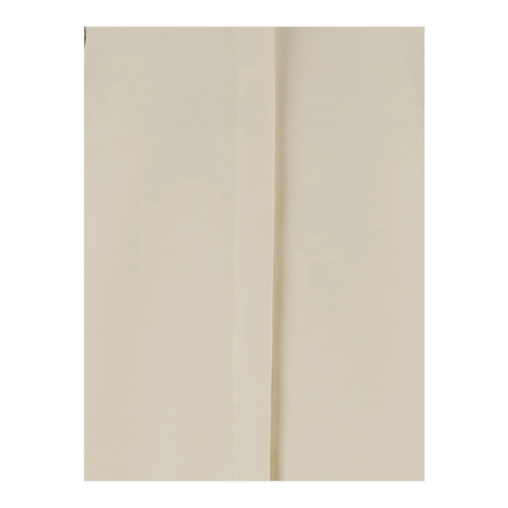 Marni Witte Mouwloze A-lijn Shirt met Logo Borduursel White Dames
