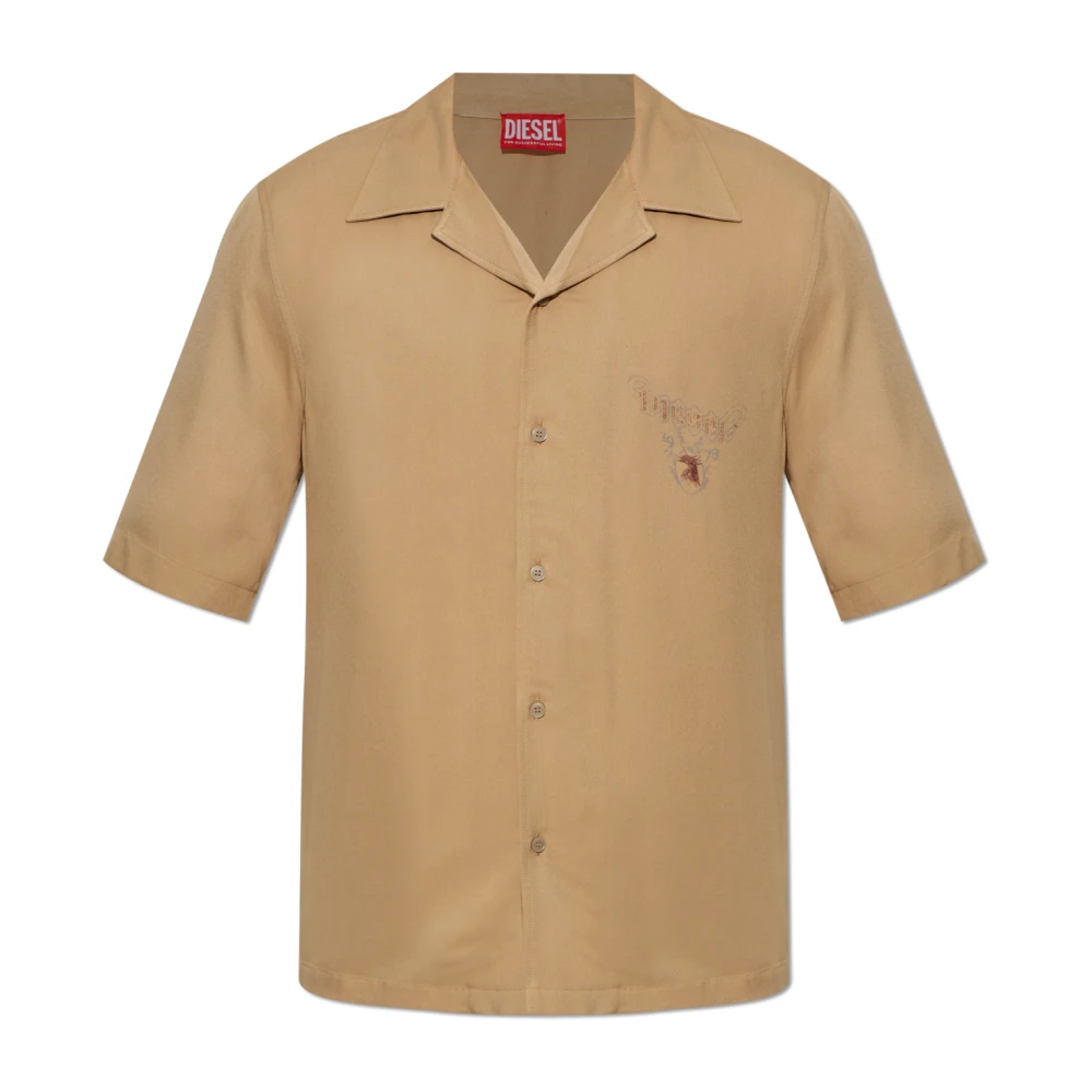 Diesel Uomo Beige Magliette, L, New,