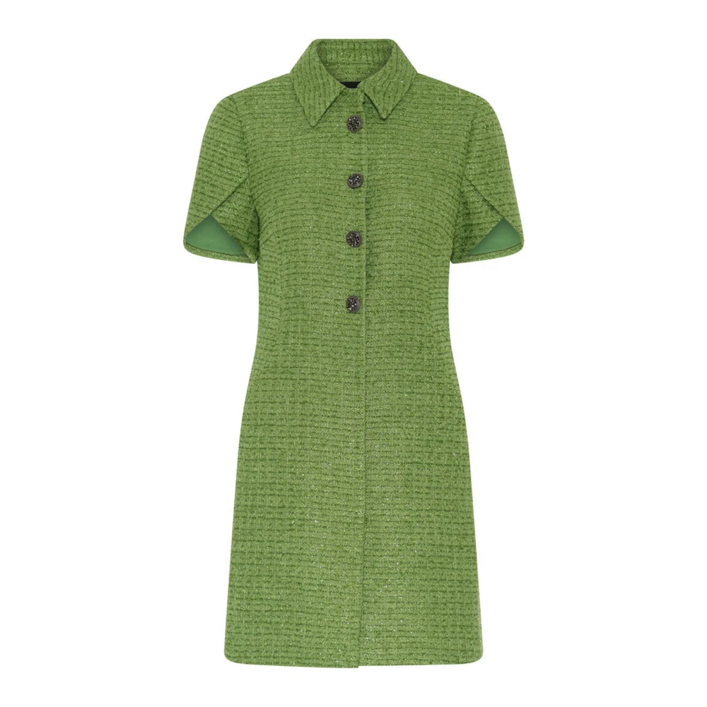 Bruuns Bazaar Frisgroene jurk met korte mouwen Green Dames