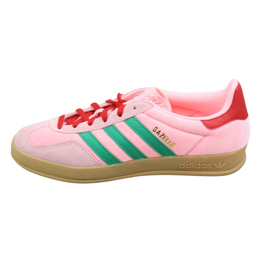 Adidas Rosa Velvet Gazelle Indoor Sneaker Pink, Dam