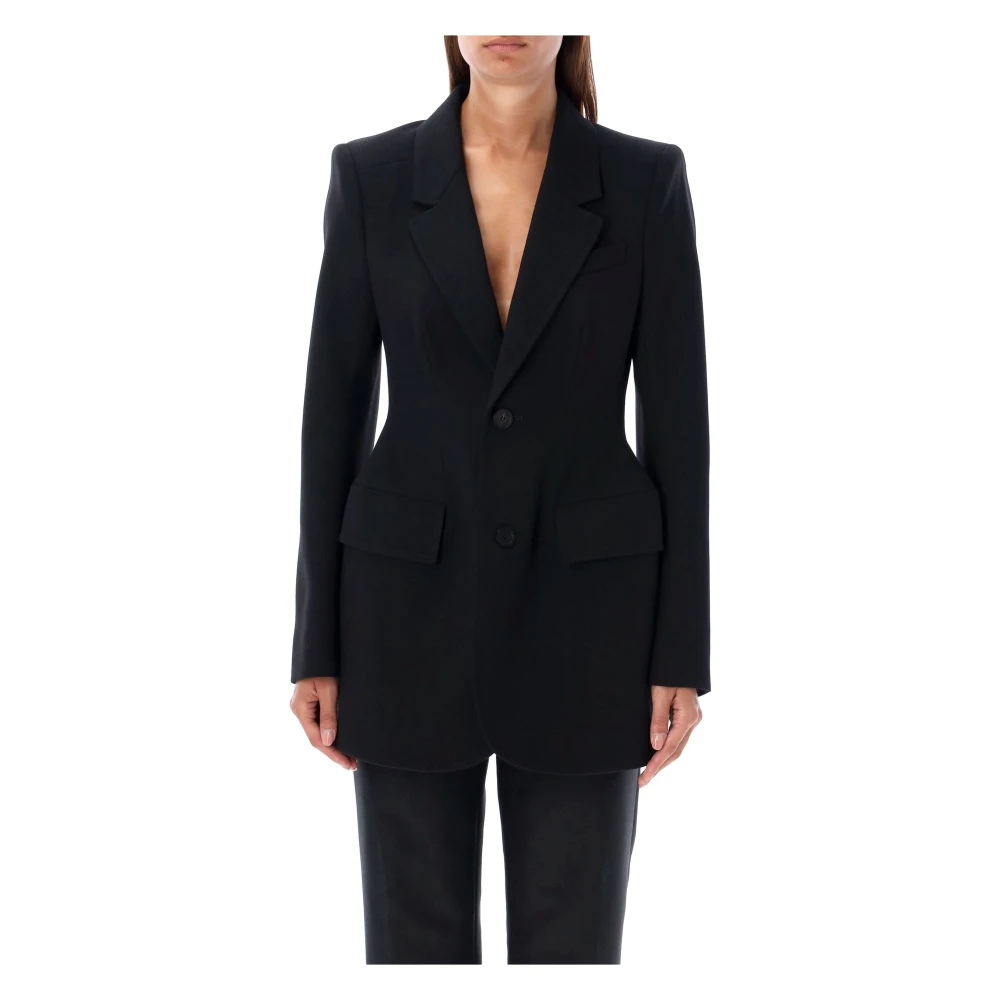 Balenciaga Zandloper Jas Black Dames