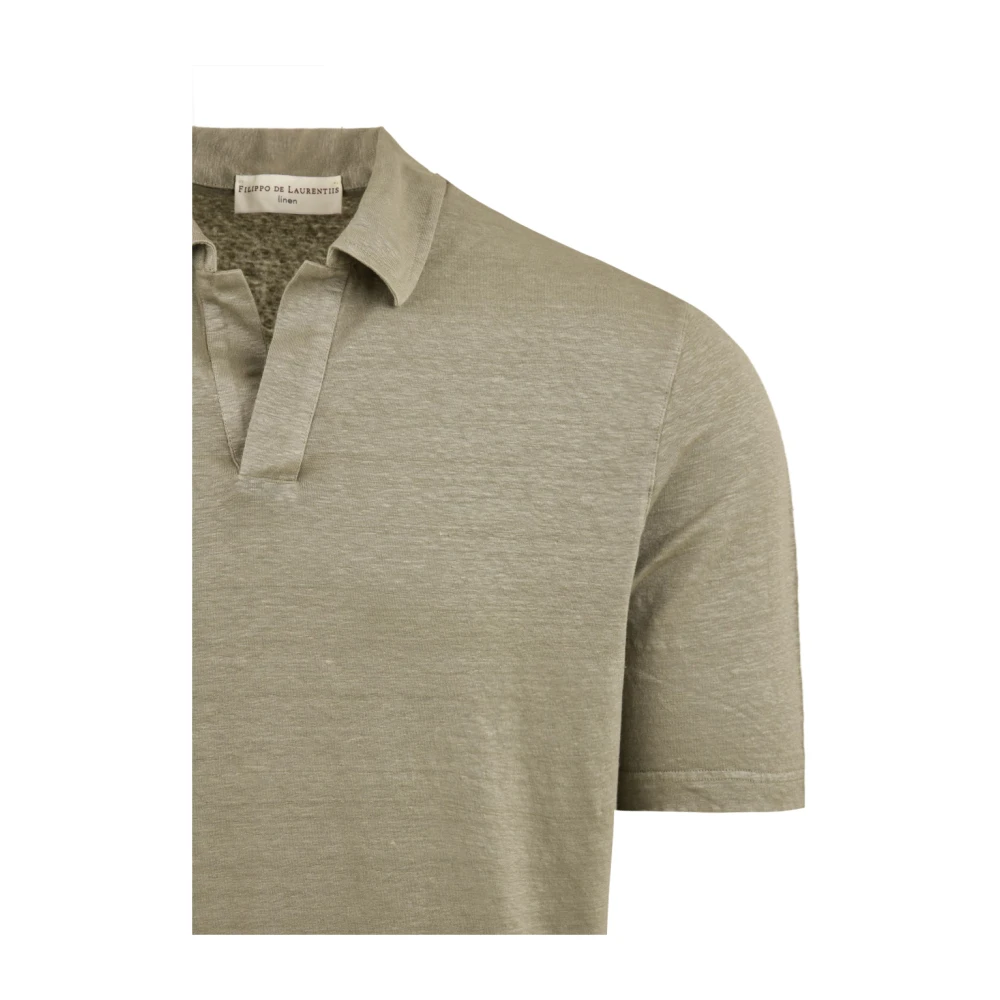 Filippo De Laurentiis Stijlvolle T-shirts en Polos Gray Heren
