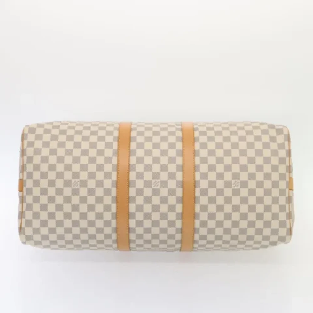 Louis Vuitton Vintage Pre-owned Canvas travel-bags White Dames