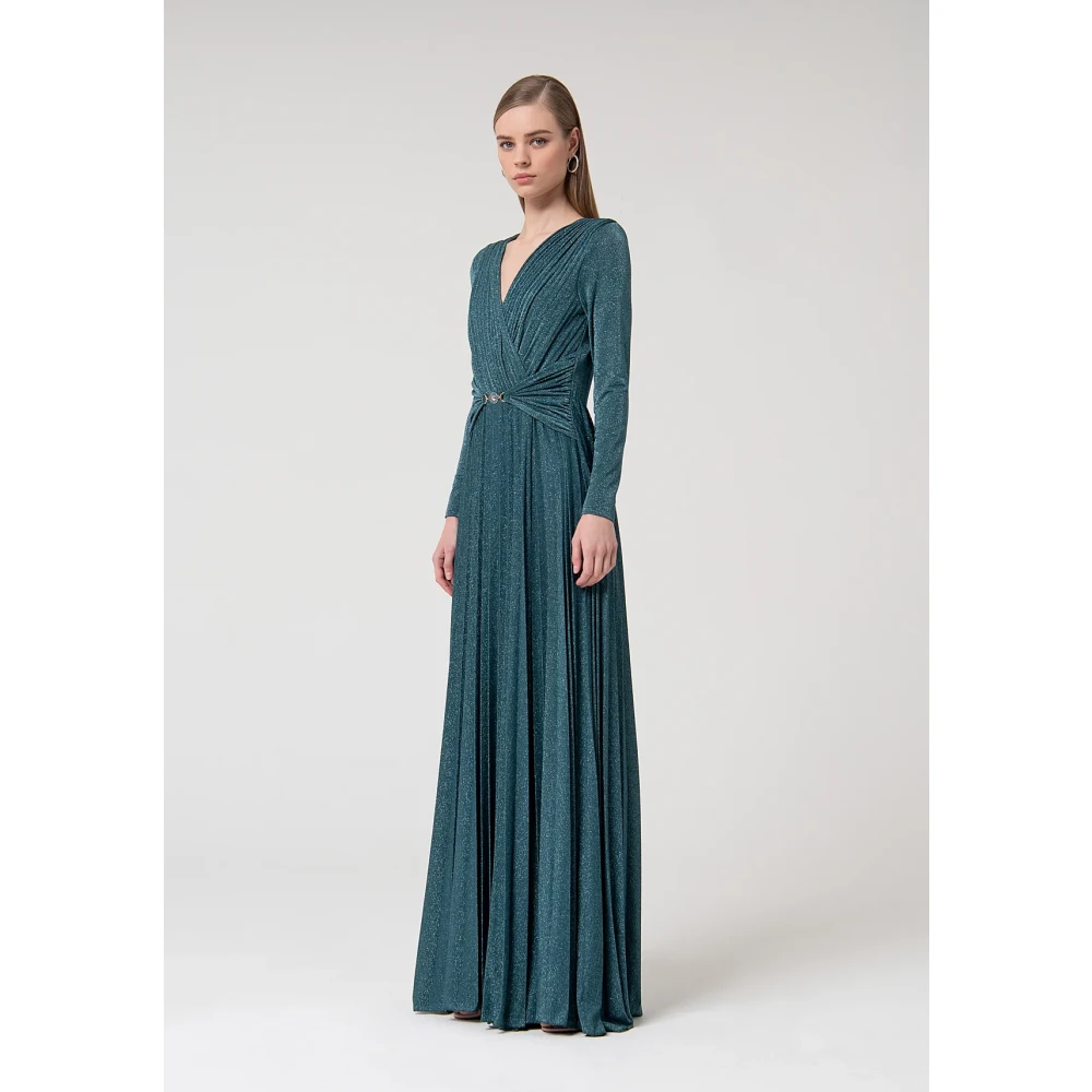 Fracomina Stijlvolle Jurken Collectie Green Dames