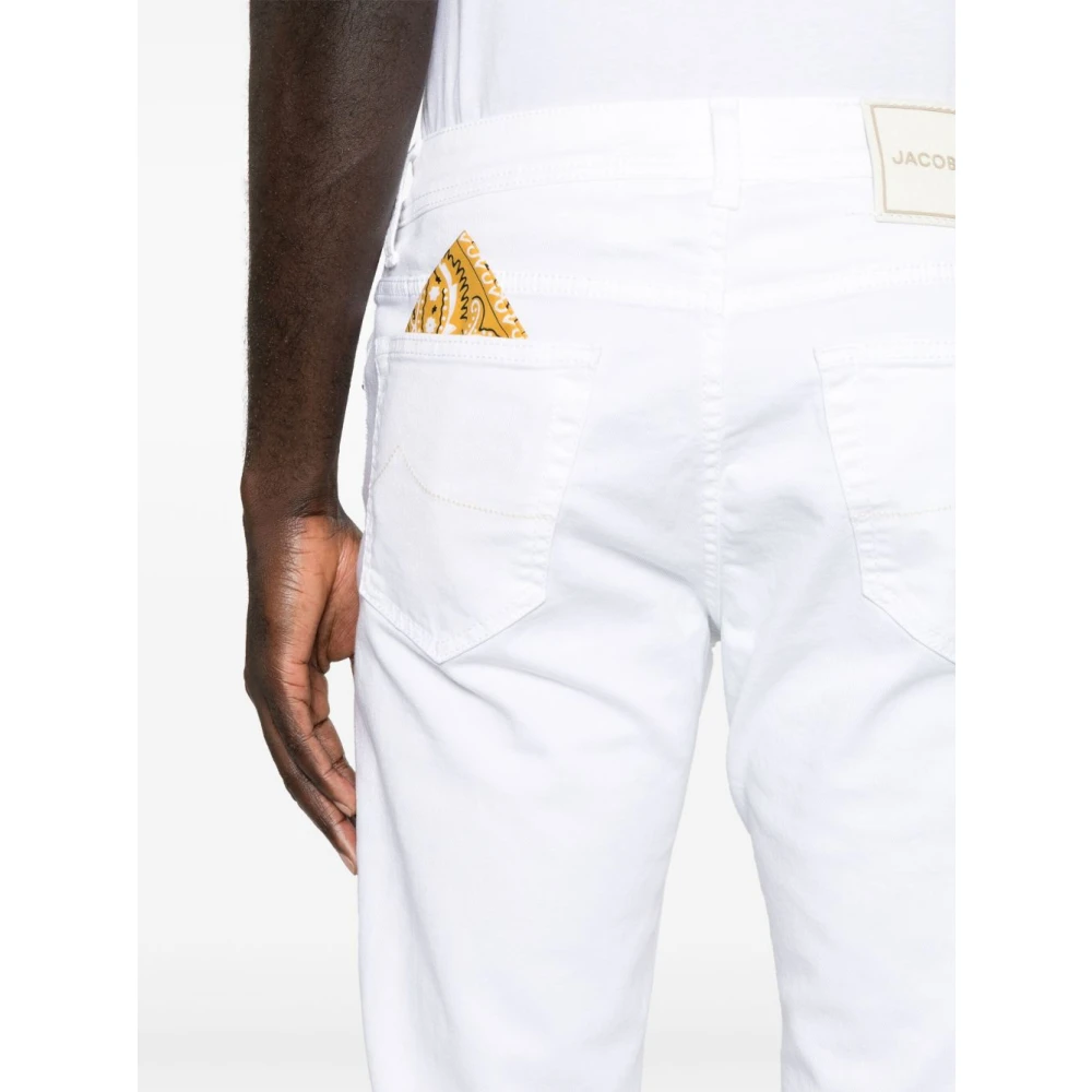 Jacob Cohën Natuurlijke Jeans met Klassieke Details Beige Heren