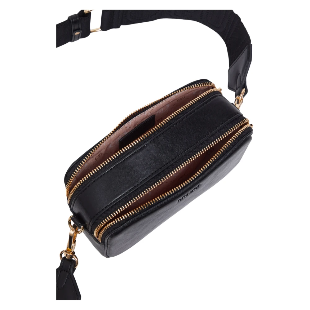 Liu Jo Zwarte Schoudertas met Logo Black Dames
