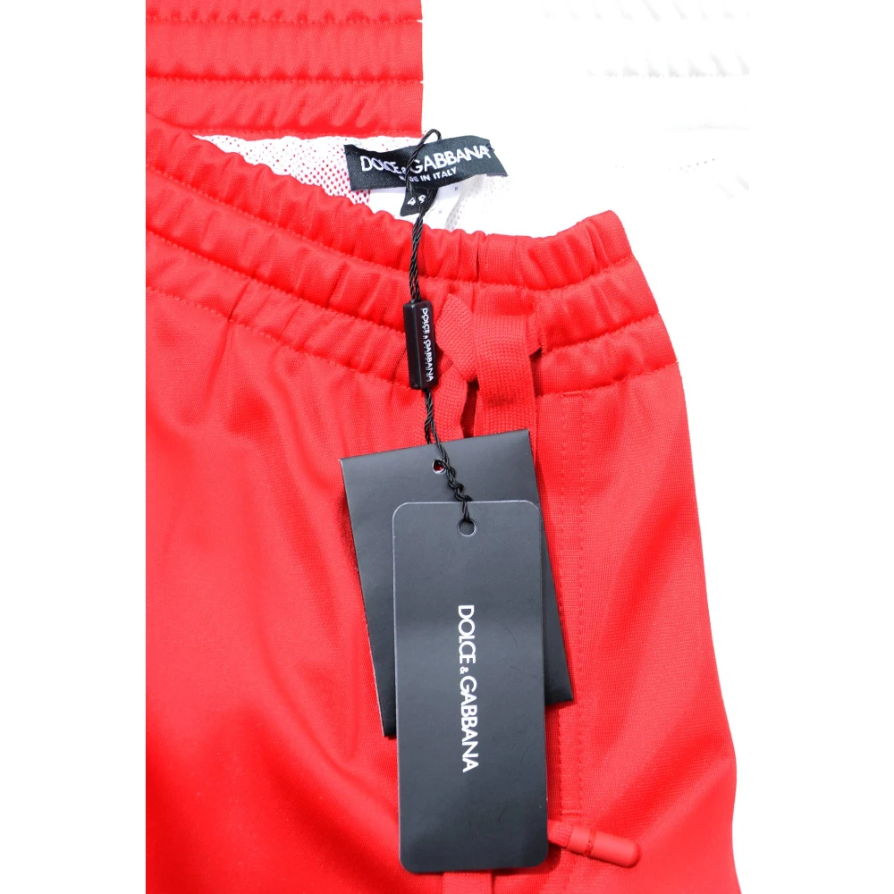 Dolce & Gabbana Comfortabele en stijlvolle heren sportbroek Red Heren