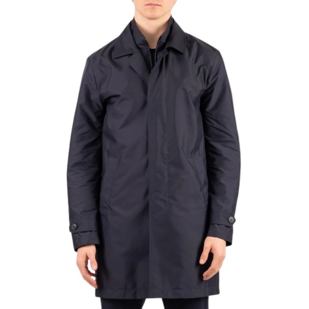 Fay Blue Blouson - Male - Single-Breasted Coats - L - Coats