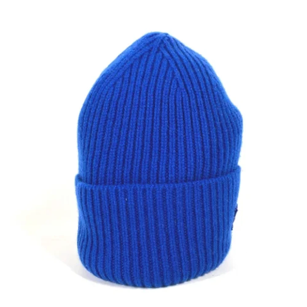 Louis Vuitton Vintage Pre-owned Cashmere hats Blue Dames