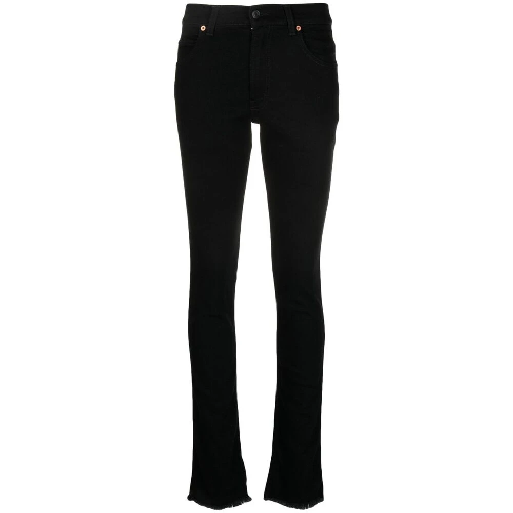 Haikure Zwarte Mid-Rise Flared Jeans Black Dames