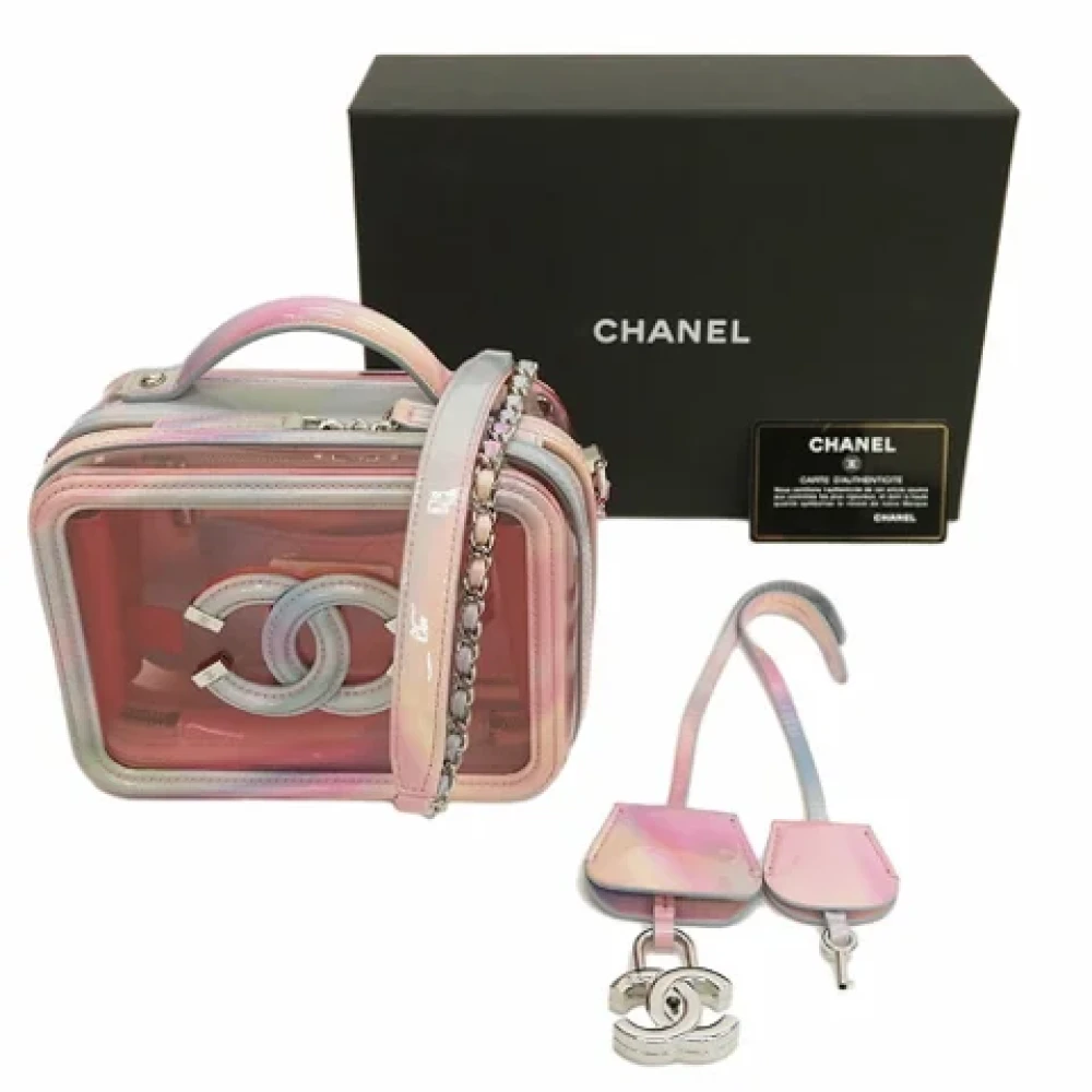 Chanel Vintage Pre-owned Fabric chanel-bags Red Dames