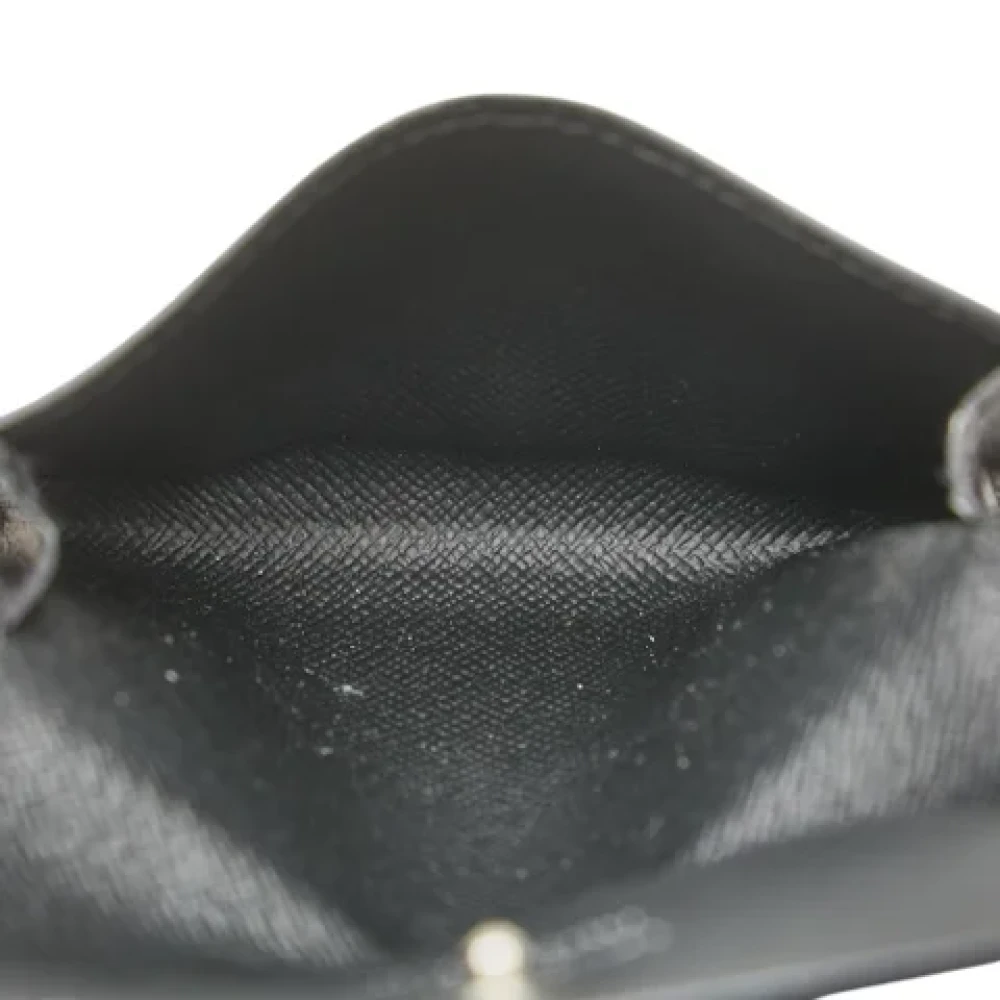 Louis Vuitton Vintage Pre-owned Leather wallets Black Heren
