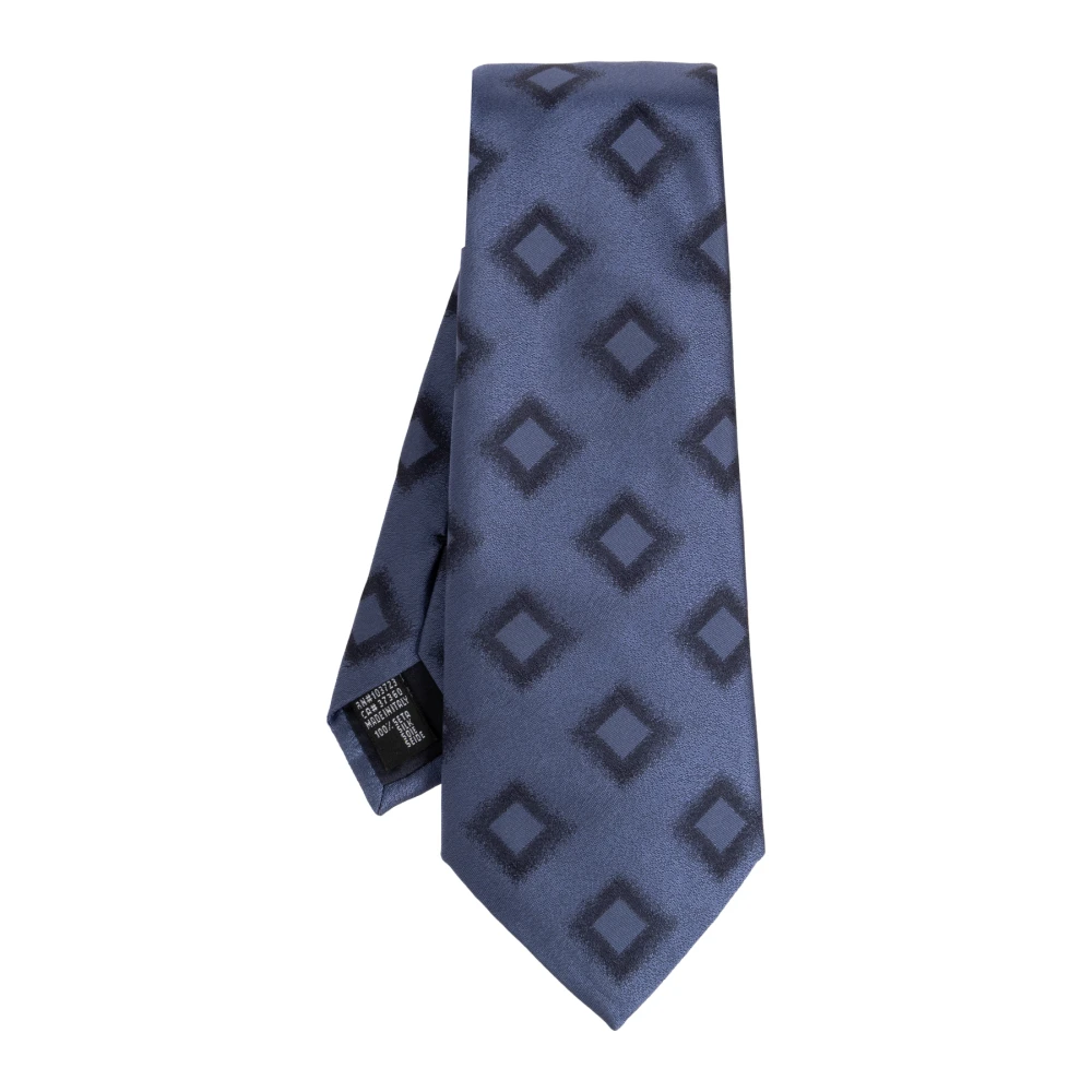 Giorgio Armani Uomo Blu - Cravatta Di Seta - Accessories - One Size