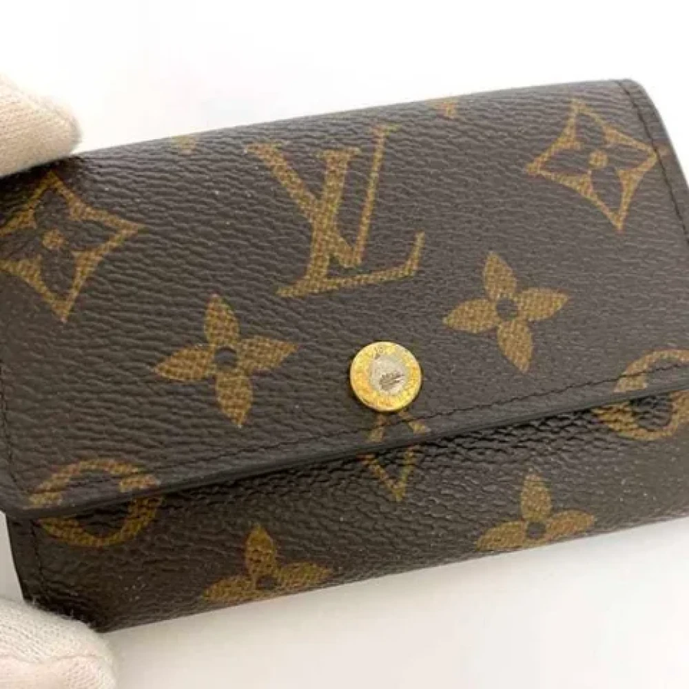Louis Vuitton Vintage Pre-owned Fabric key-holders Brown Dames