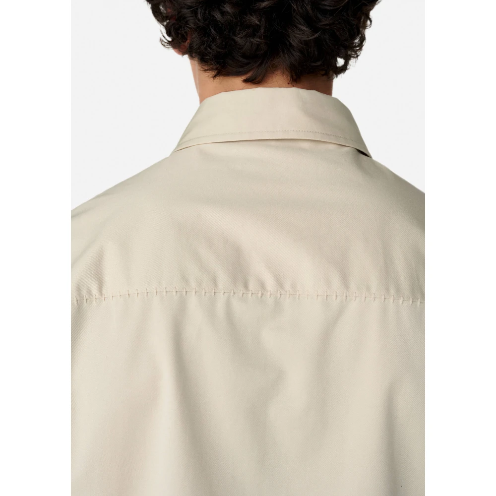 Axel Arigato Gestikte Borduurshirt Beige Heren