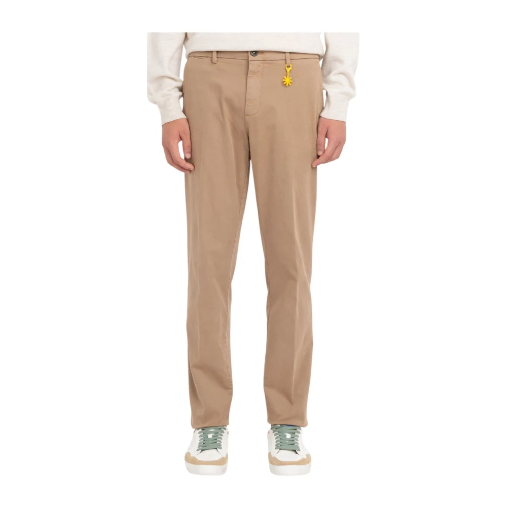 Manuel Ritz Slim Fit Dress Pants Brown Heren