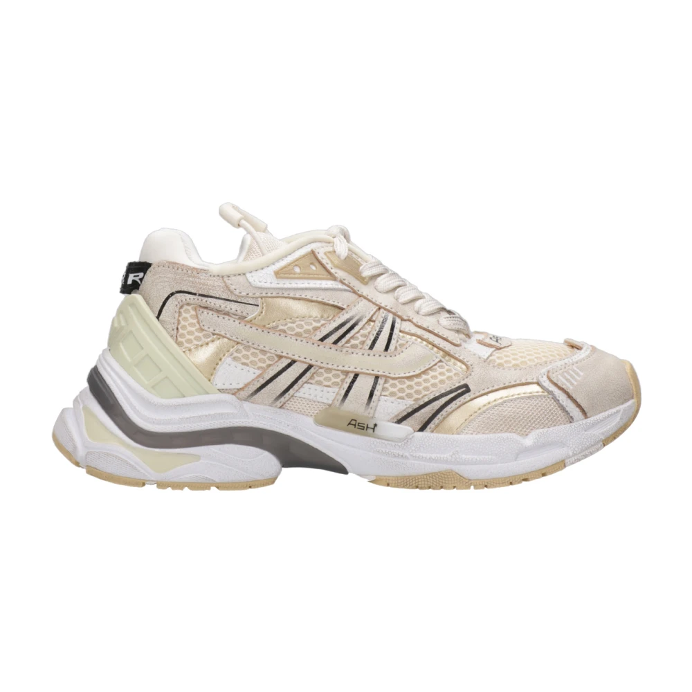 ASH Sneakers met Leer en Mesh Dames Schoenen Beige
