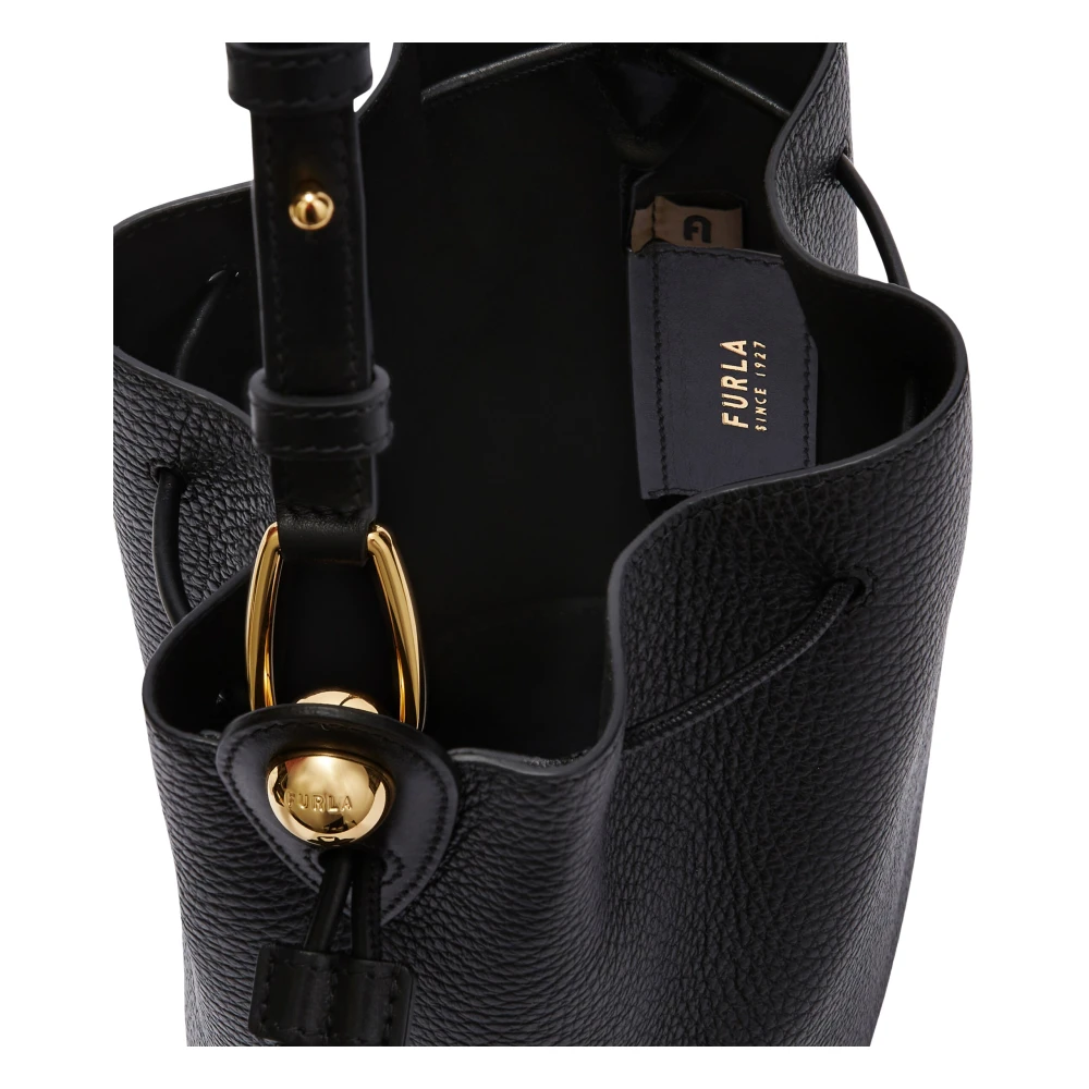 Furla Sfera Bucket Tas Mini Black Dames