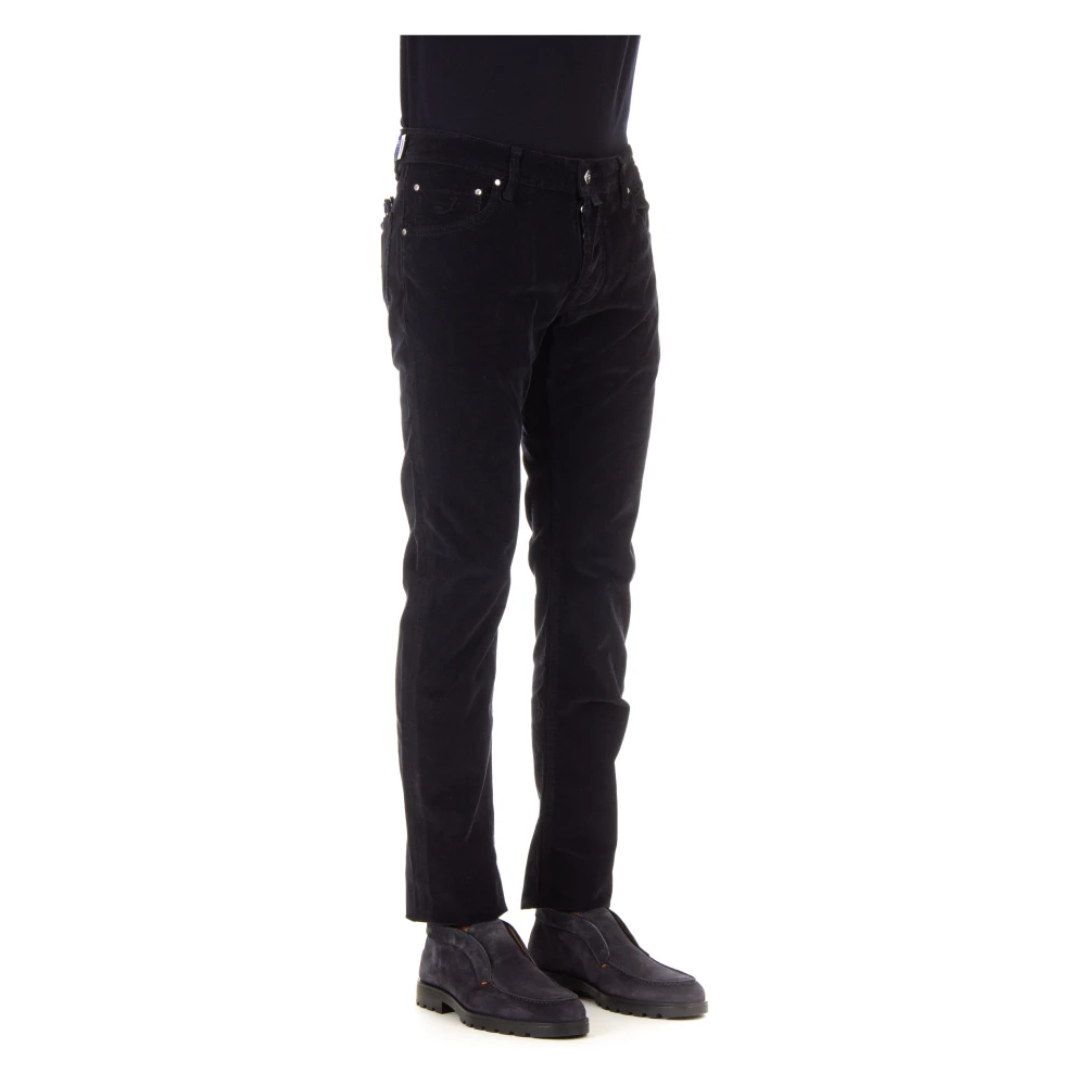 Jacob Cohën Luxe Blauwe 5-Pocket Jeans Blue Heren