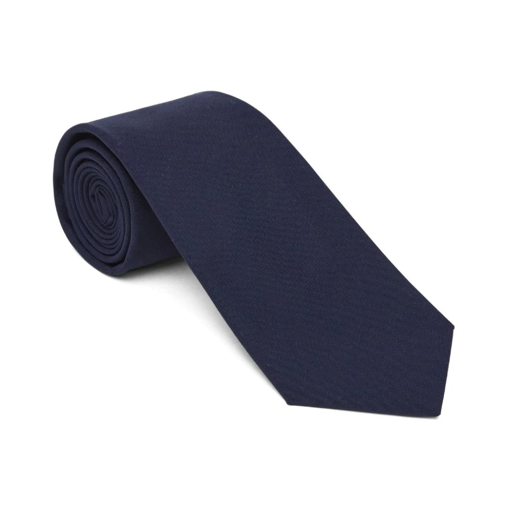 BRUNELLO CUCINELLI Elegante Zijden Stropdassen Collectie Blue Heren