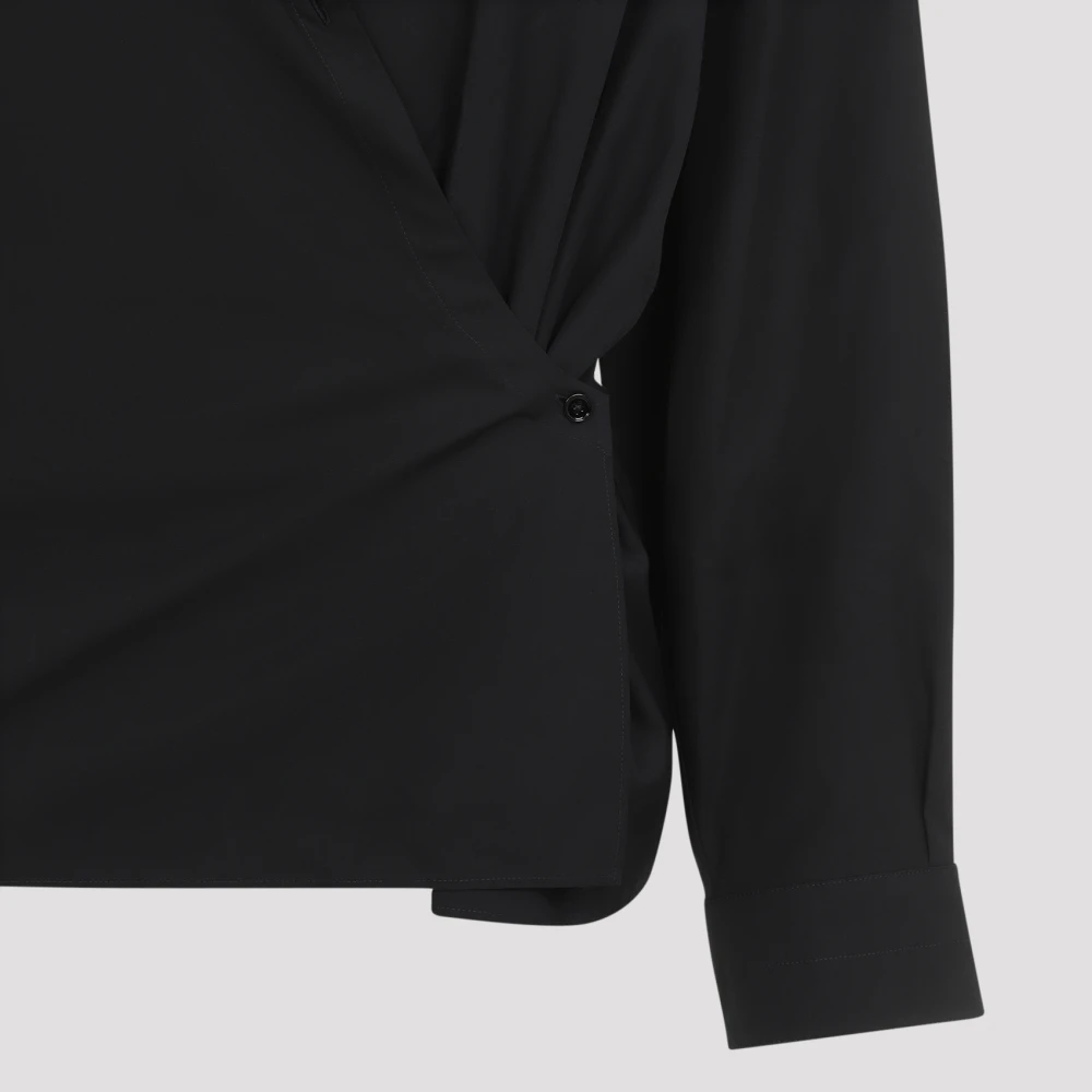Lemaire Grijze Shirts Aw24 Dameskleding Black Dames
