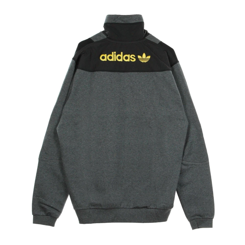 Adidas Donkergrijze Turtleneck Sweatshirt voor Mannen Gray Heren