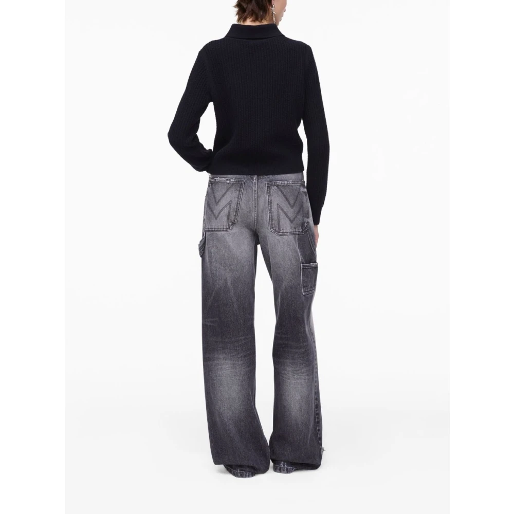 Marc Jacobs Zwarte Gebreide Vest Trui Black Dames