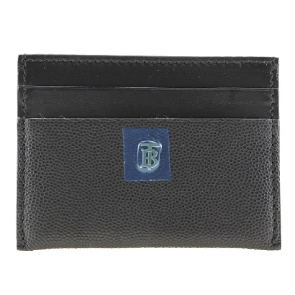 Burberry Vintage Pre-owned Leather wallets Black Dames