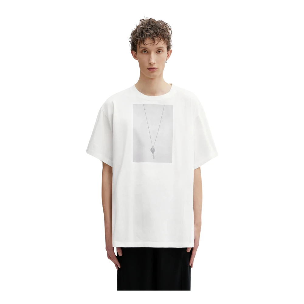 T-Shirt MM6 T-Shirt Off White M - Bild 3