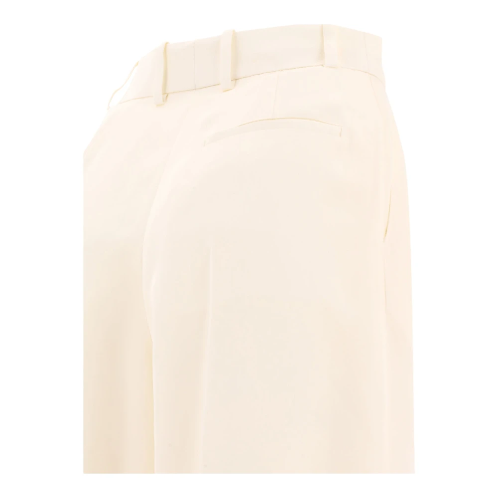 alexander mcqueen Wide Trousers White Dames