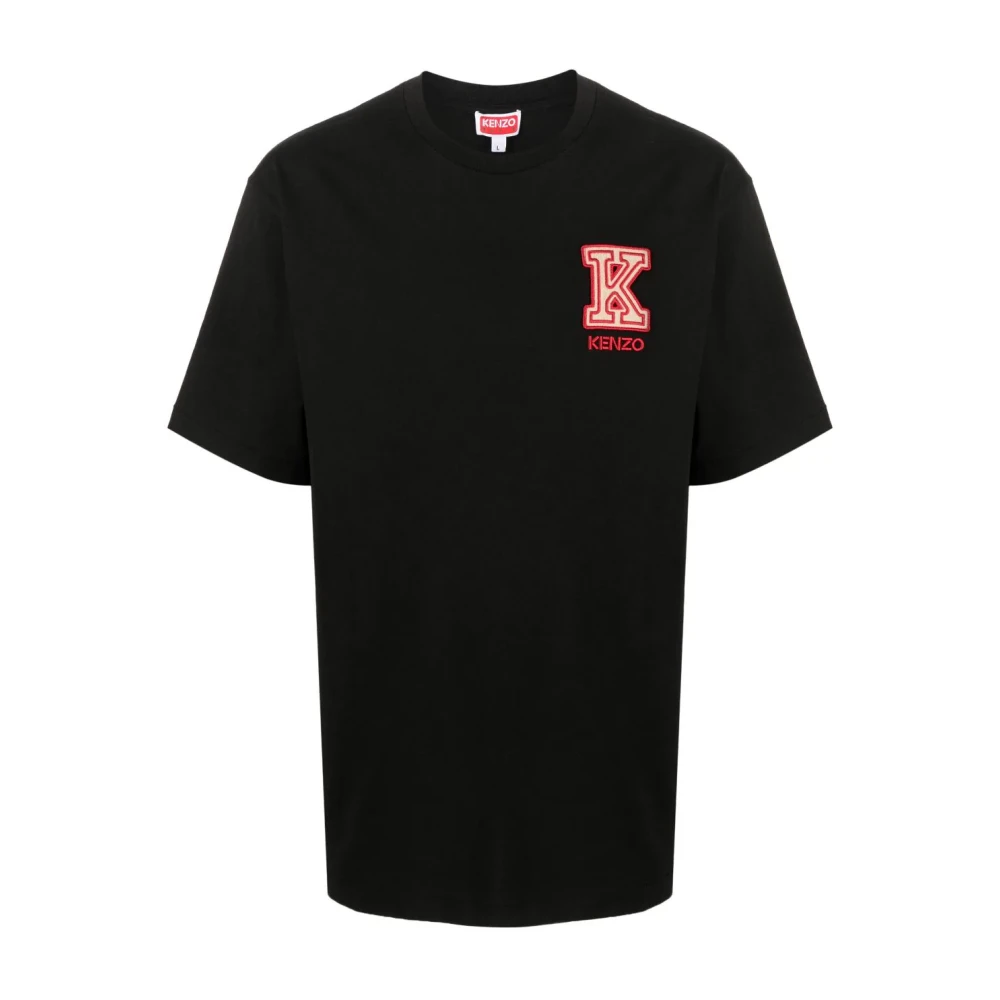 Kenzo Patch Crest T-Shirt Black Heren