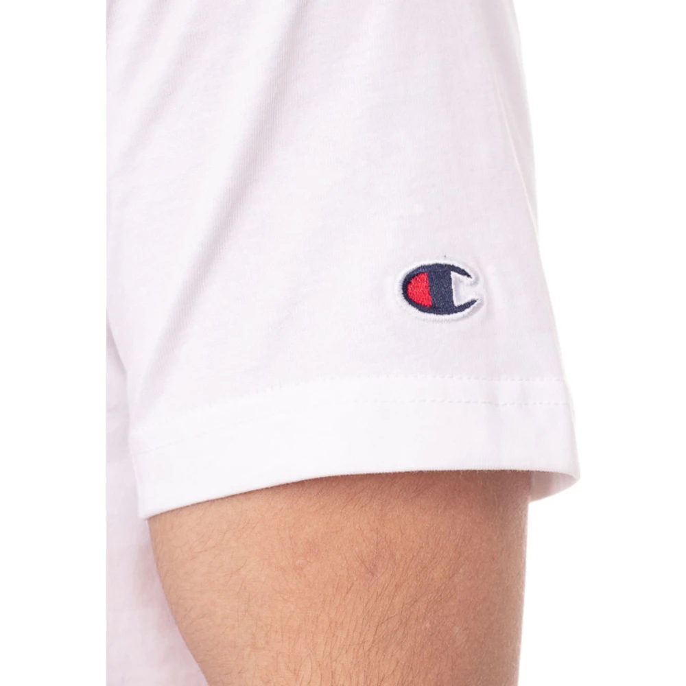 Champion Korte Mouw T-shirt White Heren