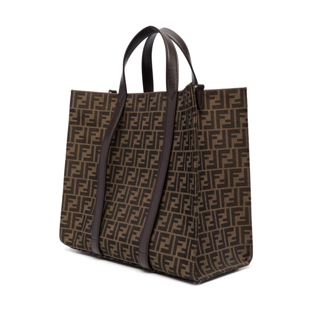 Fendi Elegante Shopping Bag in Ebony Multicolor Dames