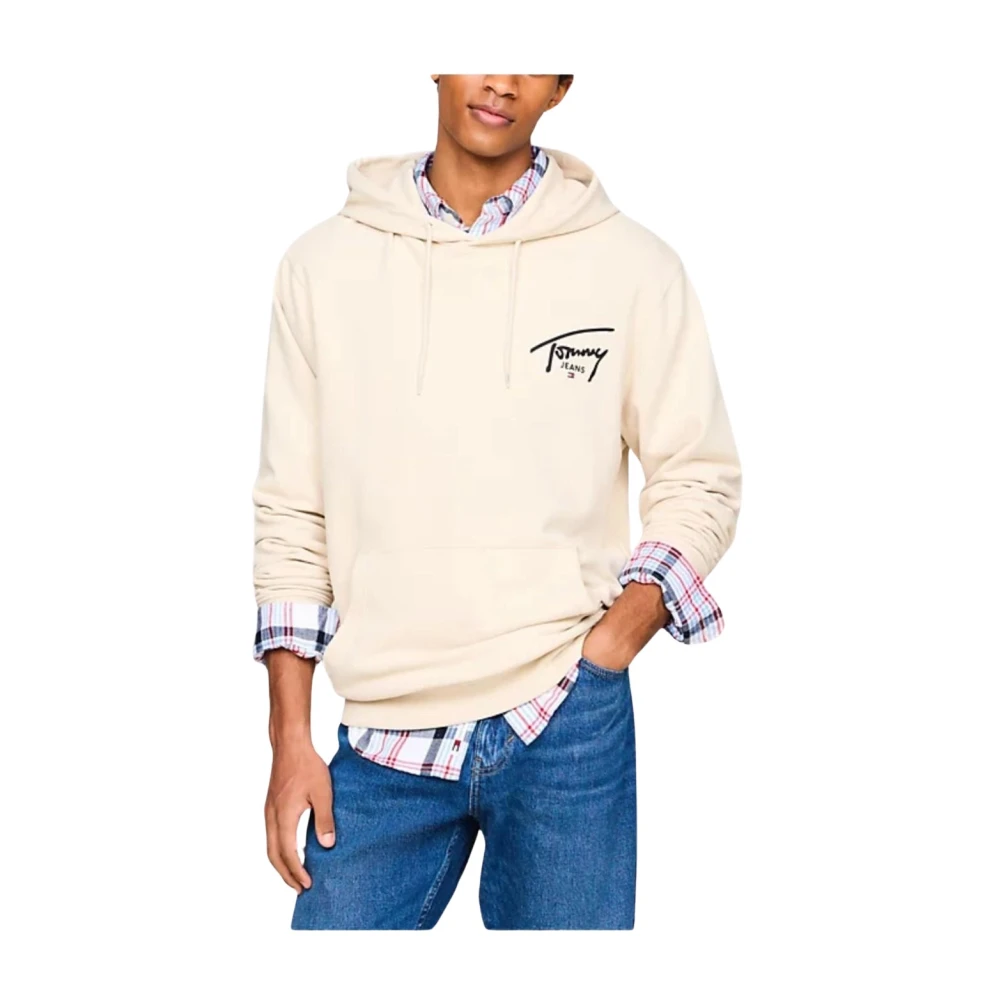 Tommy Hilfiger Grafische Entry Sweatshirt Beige Heren