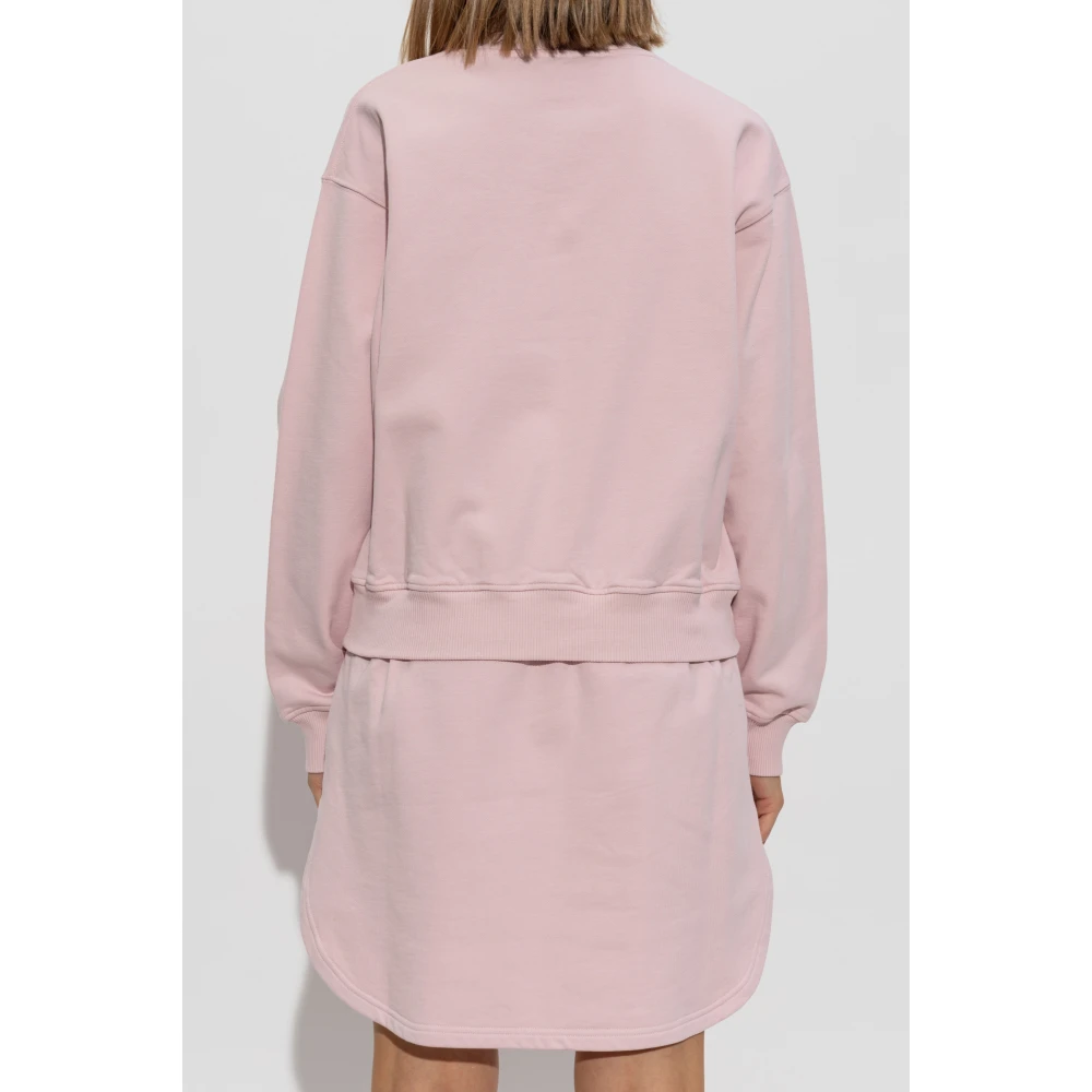 JW Anderson Jurk met logo Pink Dames