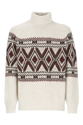 pull-beige-laine-soie-col-haut