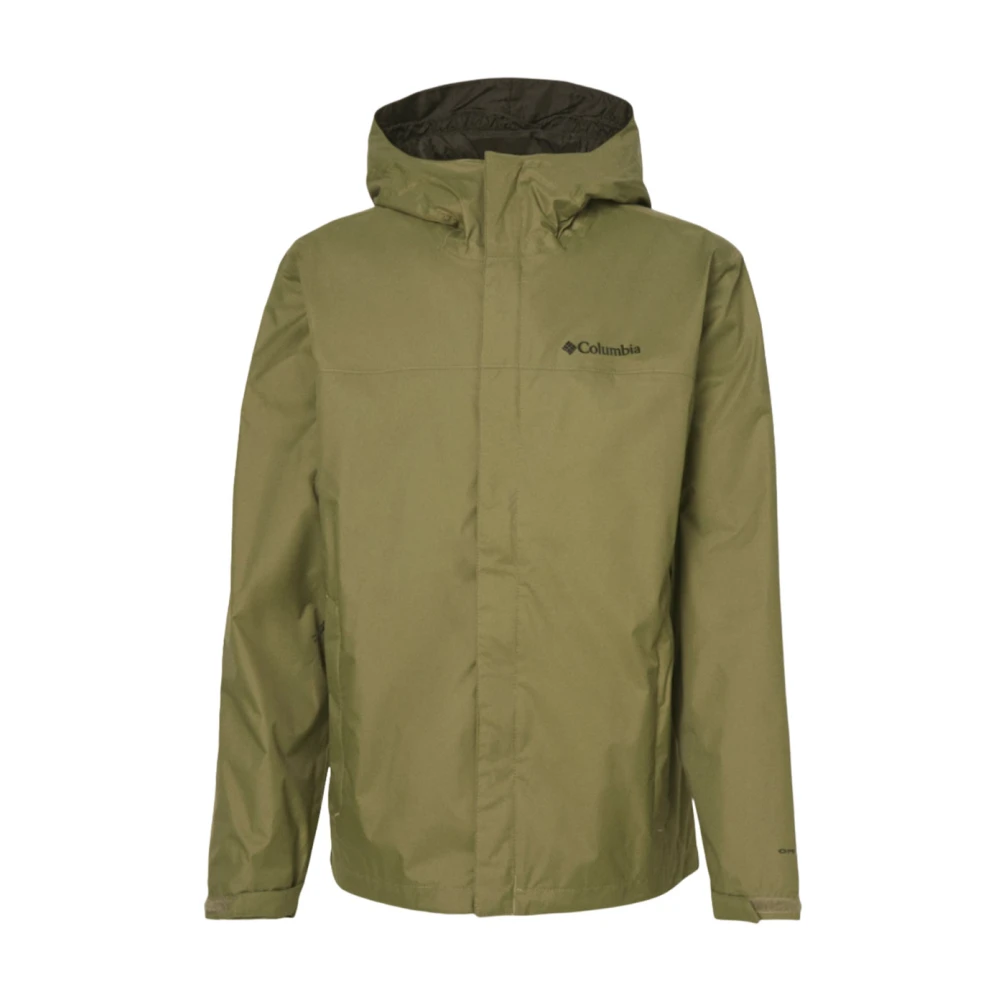 Columbia Nylon Waterdichte Jas Green Heren