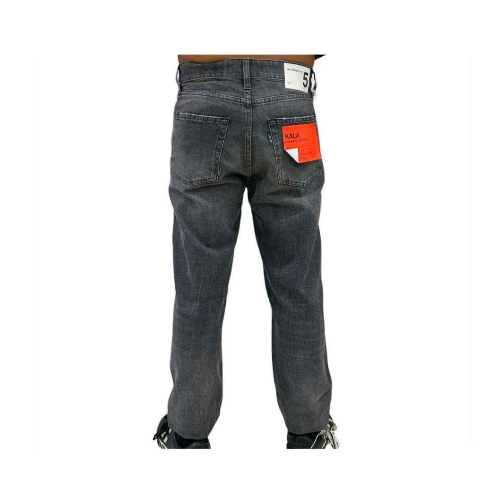 Department Five Klassieke Straight Leg Jeans Black Heren