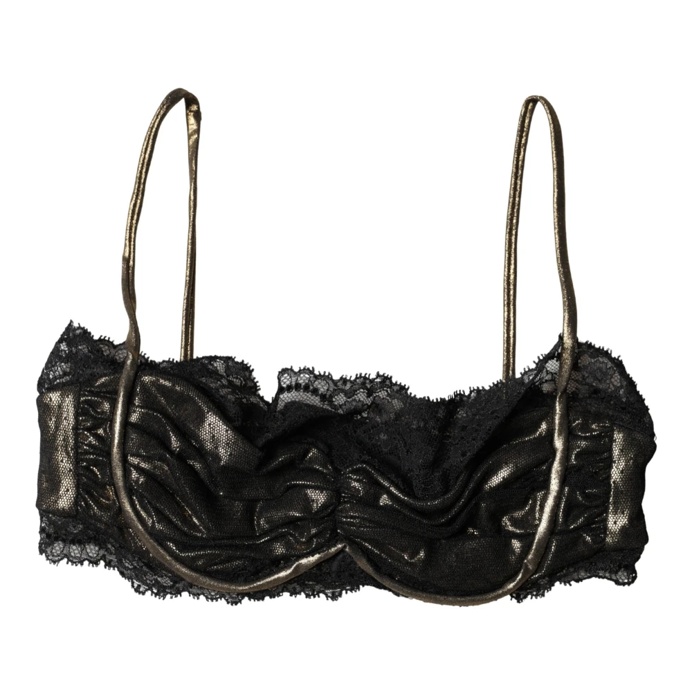 Dolce & Gabbana Women's Black Balconette Bra - Bras - S - Underwear
