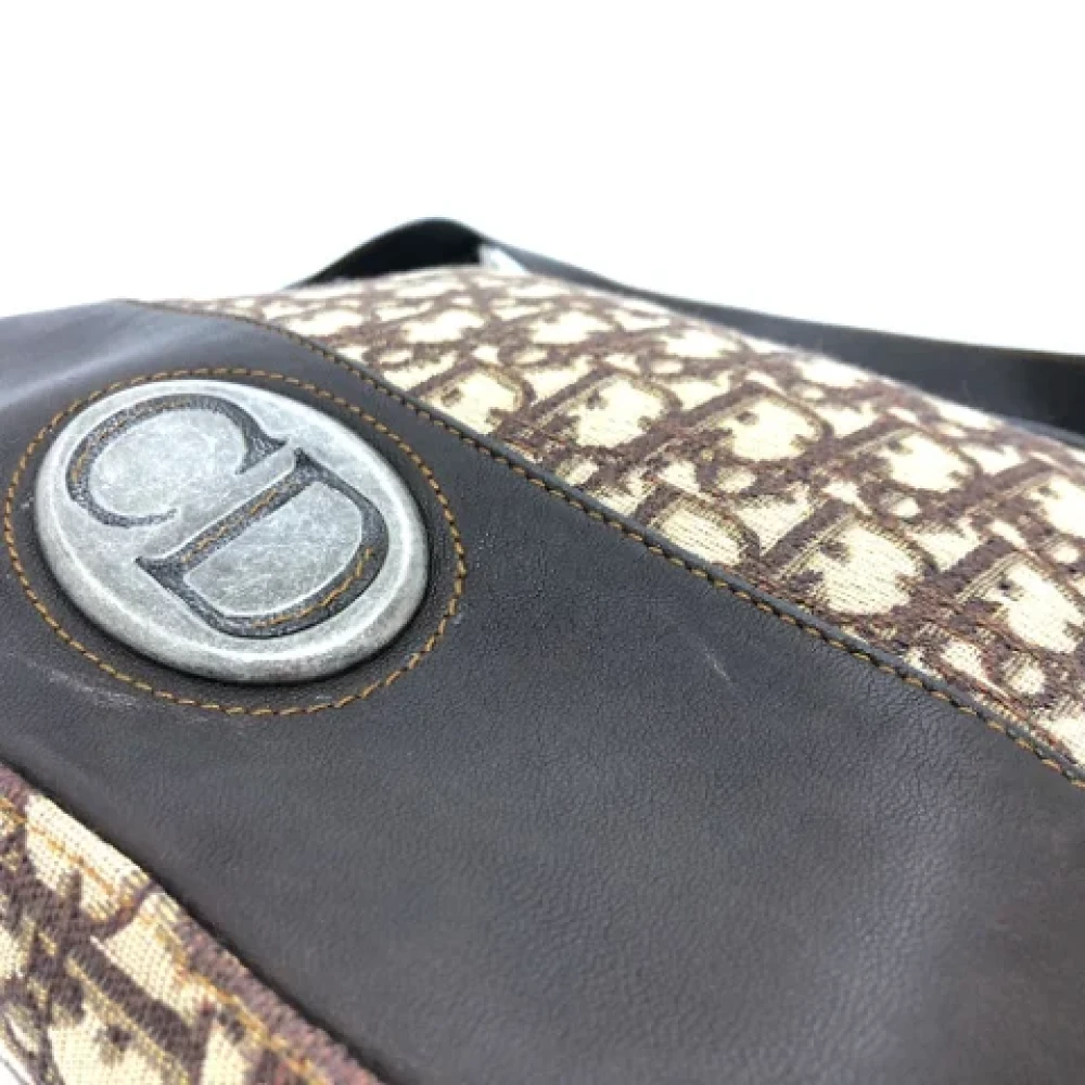 Dior Vintage Pre-owned Fabric dior-bags Brown Dames