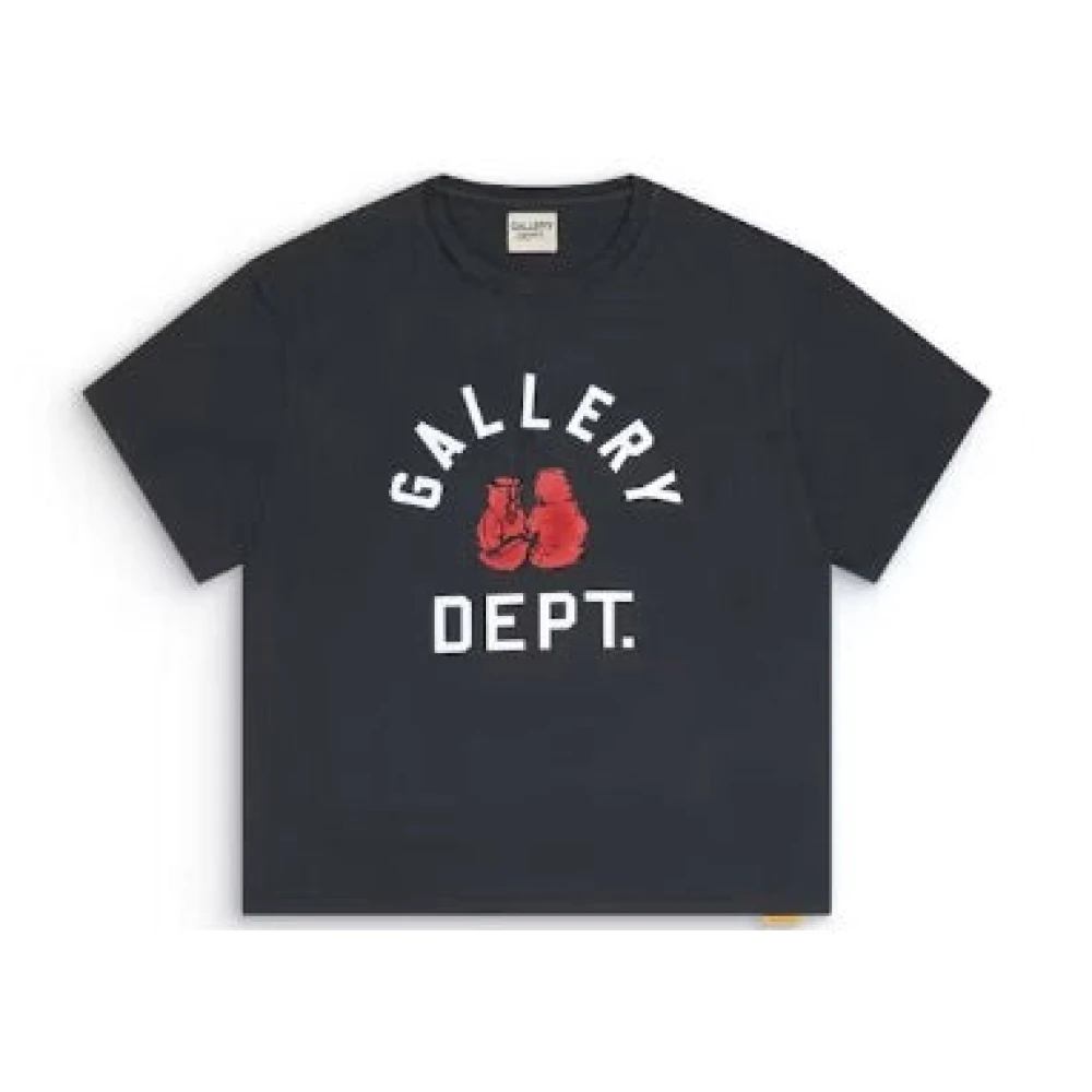 Gallery Dept. Vintage Black Boxing Merch Tee Black Heren