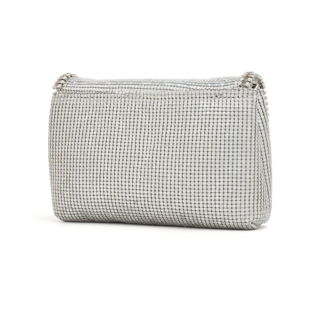 Rosantica Kristalversierde mesh tas Gray Dames