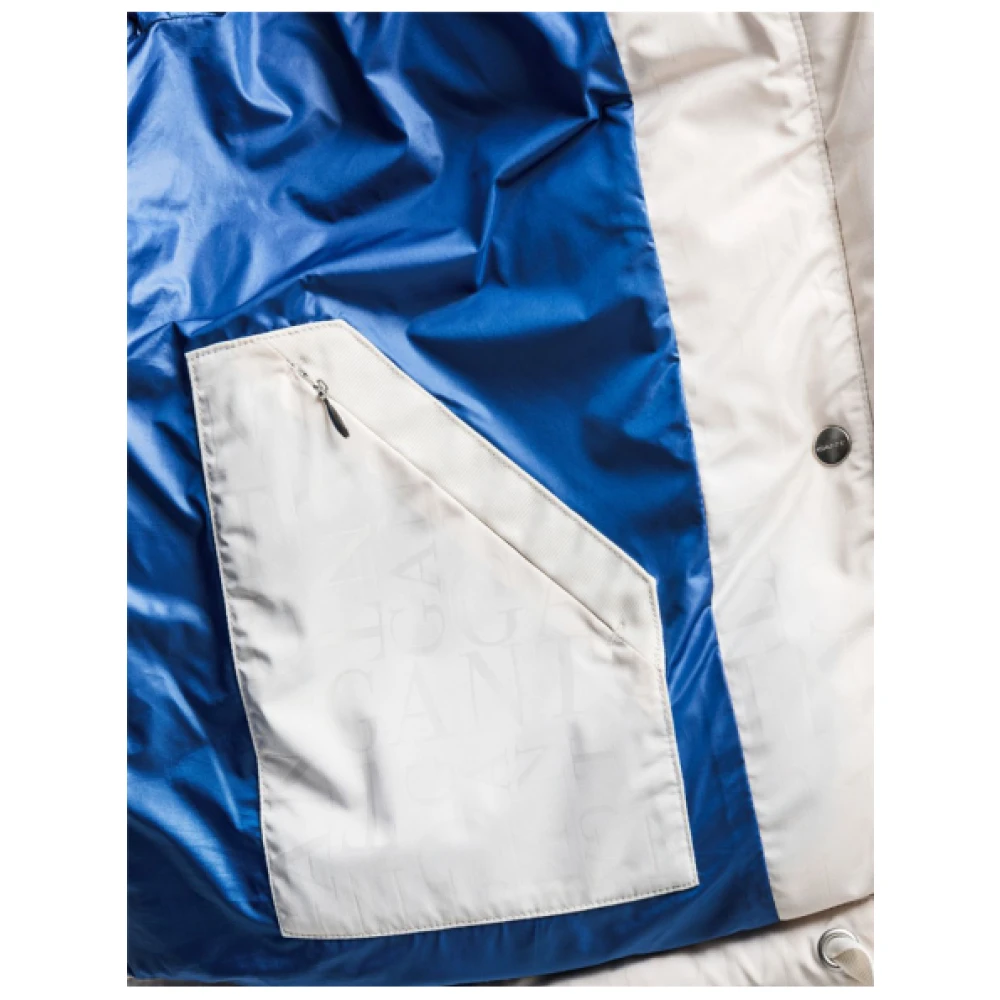 Gant Oversized Bedrukte Donsjas White Dames
