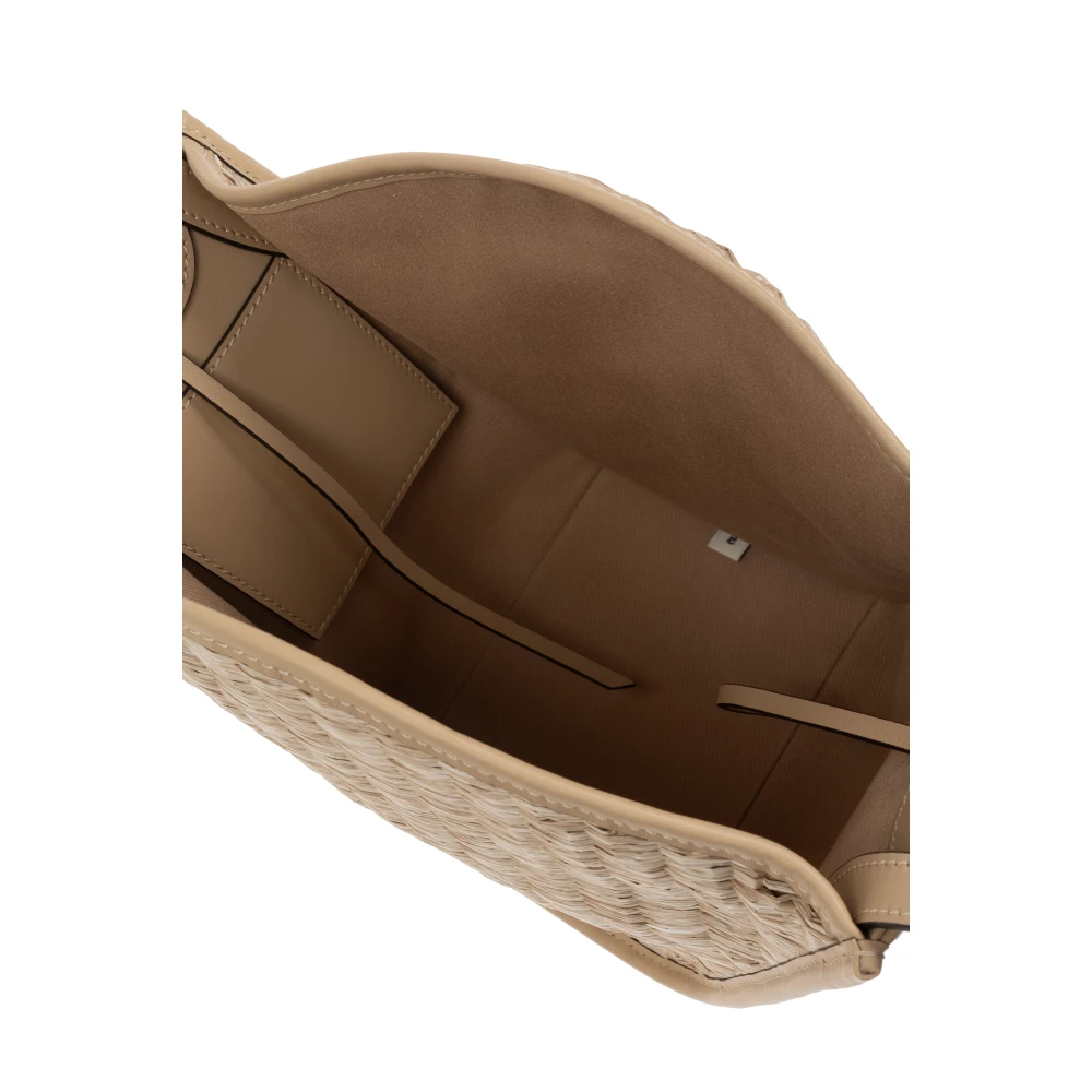 Cult Gaia Saddie Kleine Handtas Beige Dames