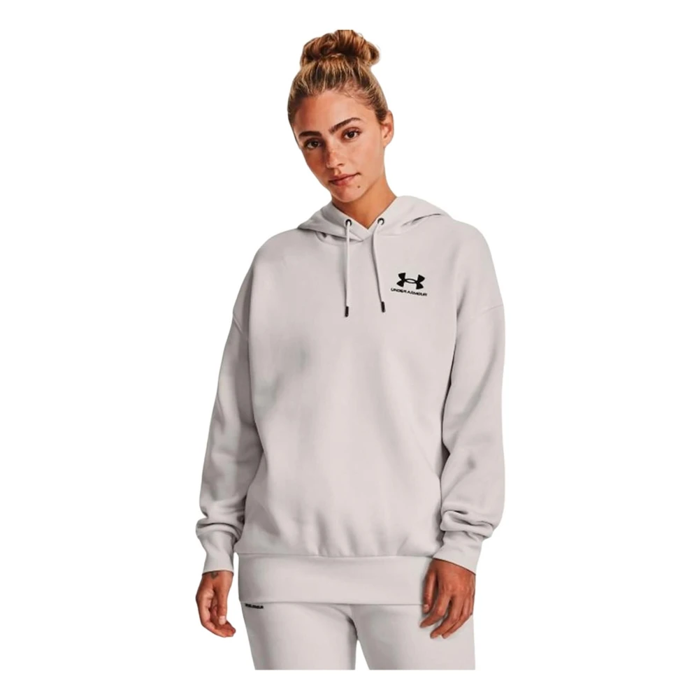 Under Armour Essential Hoodie Gray Dames